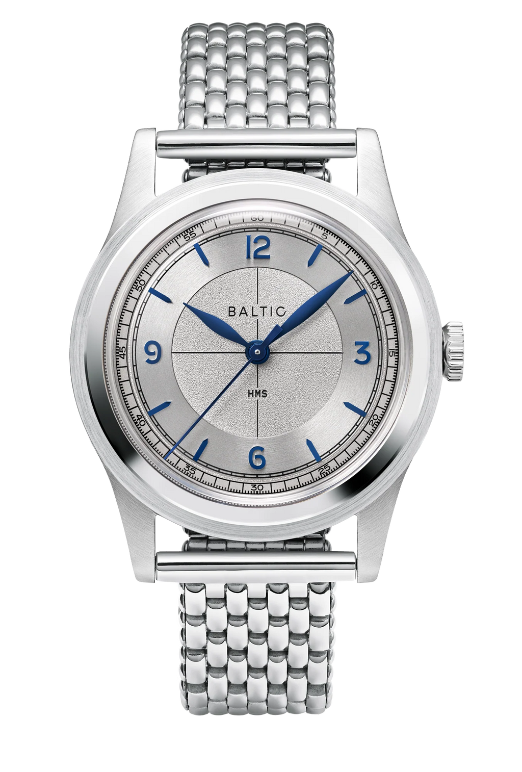 Baltic HMS 003 - Silver Blue - Closed Caseback
