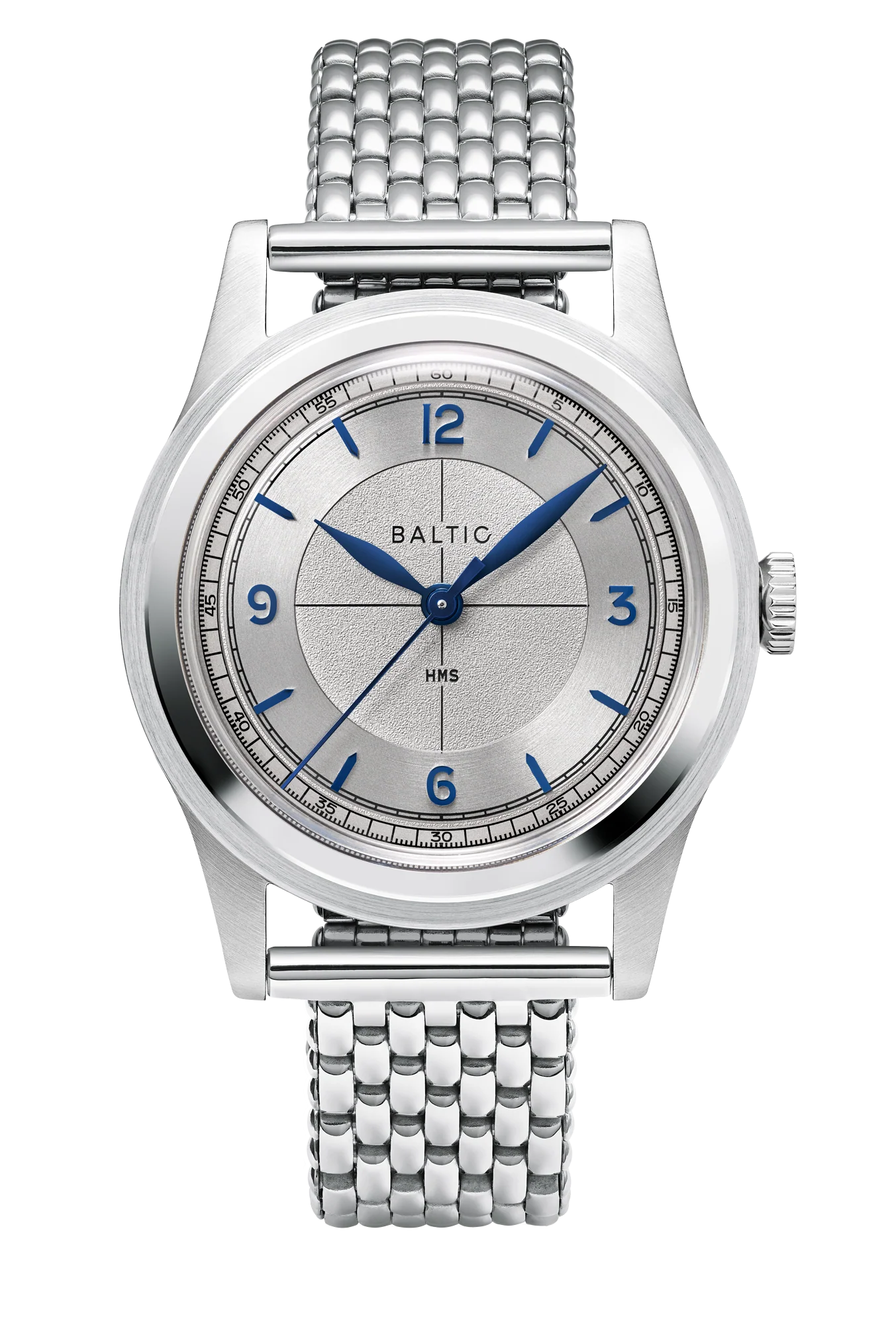Baltic HMS 003 - Silver Blue - Open Caseback