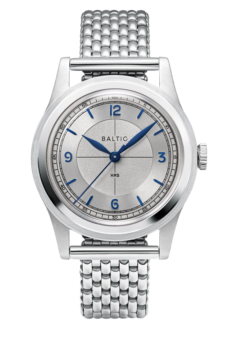 Baltic HMS 003 - Silver Blue - Open Caseback