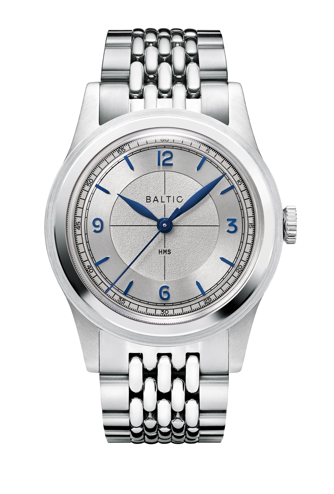 Baltic HMS 003 - Silver Blue - Open Caseback