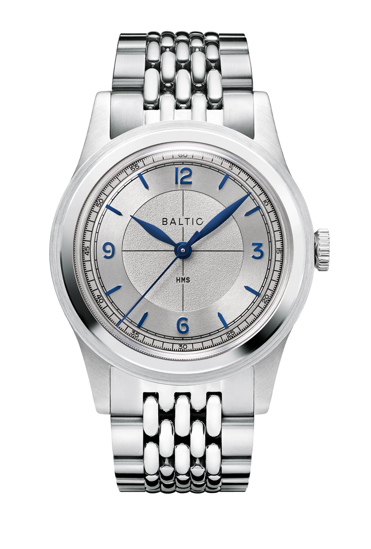 Baltic HMS 003 - Silver Blue - Open Caseback