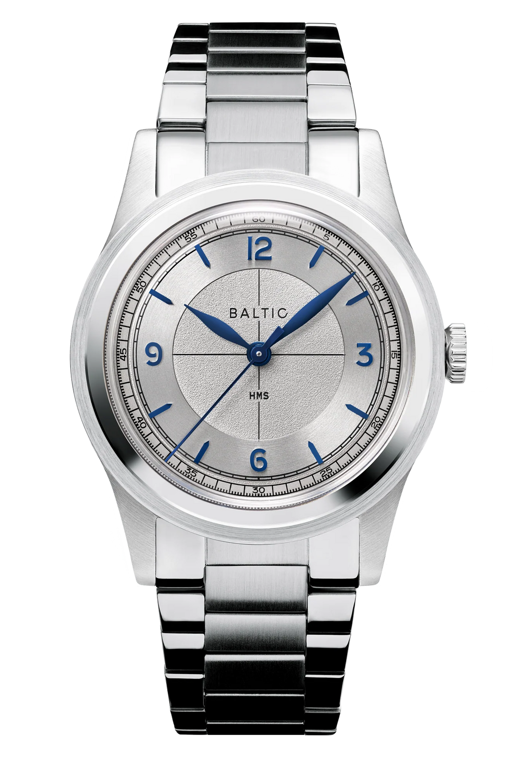 Baltic HMS 003 - Silver Blue - Closed Caseback
