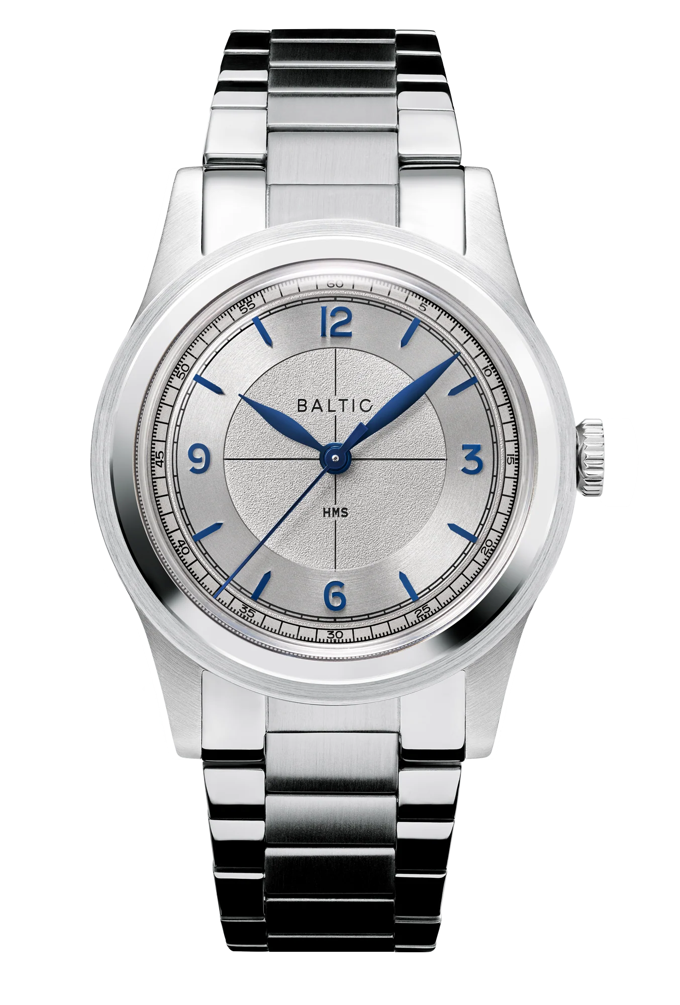 Baltic HMS 003 - Silver Blue - Open Caseback