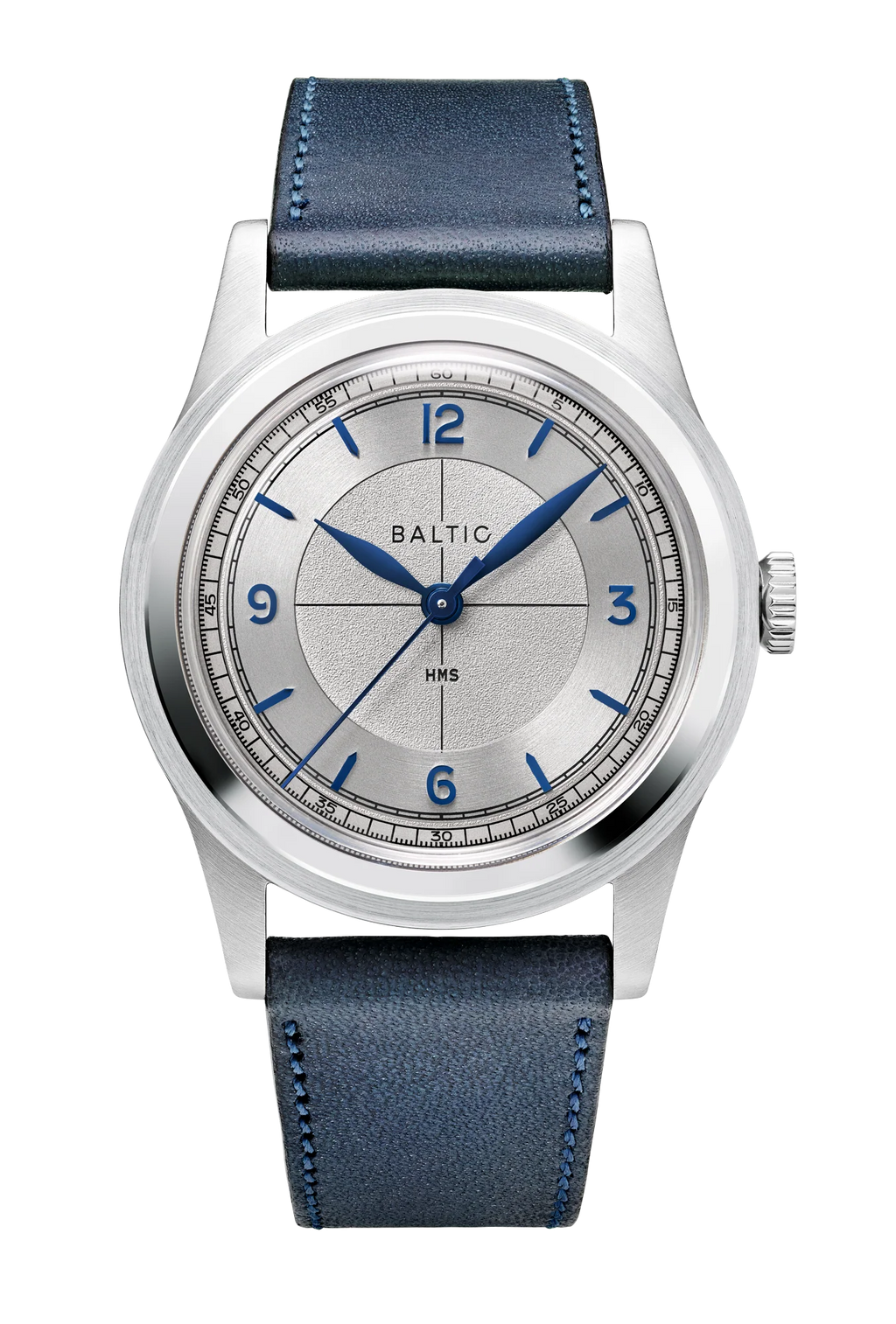 Baltic HMS 003 - Silver Blue - Closed Caseback