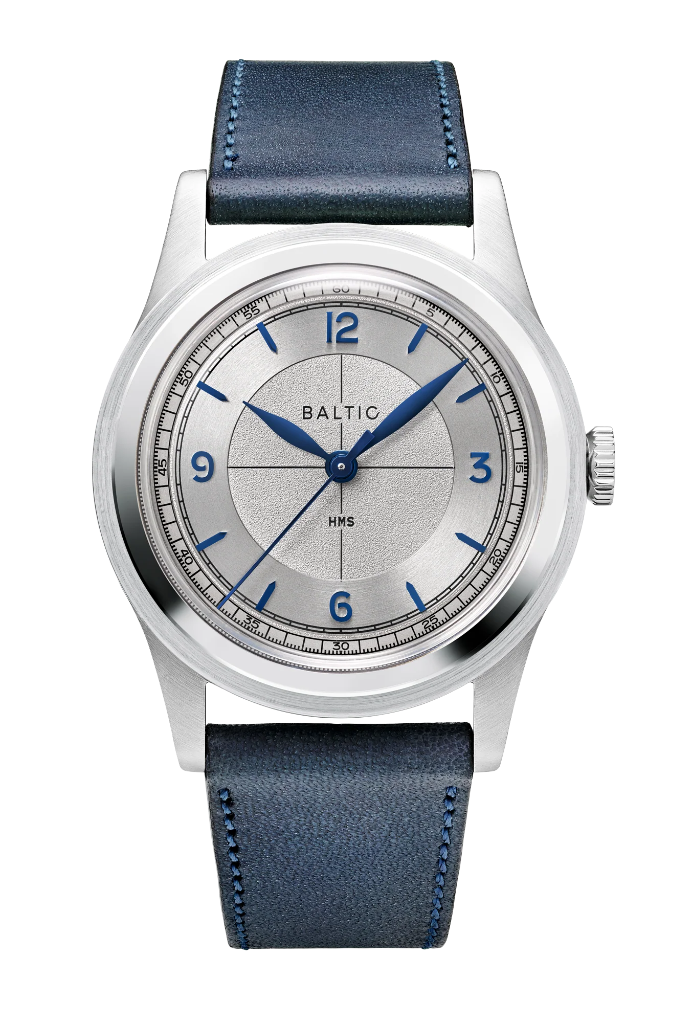 Baltic HMS 003 - Silver Blue - Open Caseback