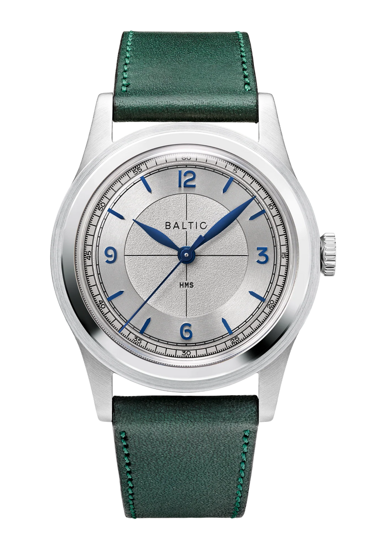 Baltic HMS 003 - Silver Blue - Open Caseback