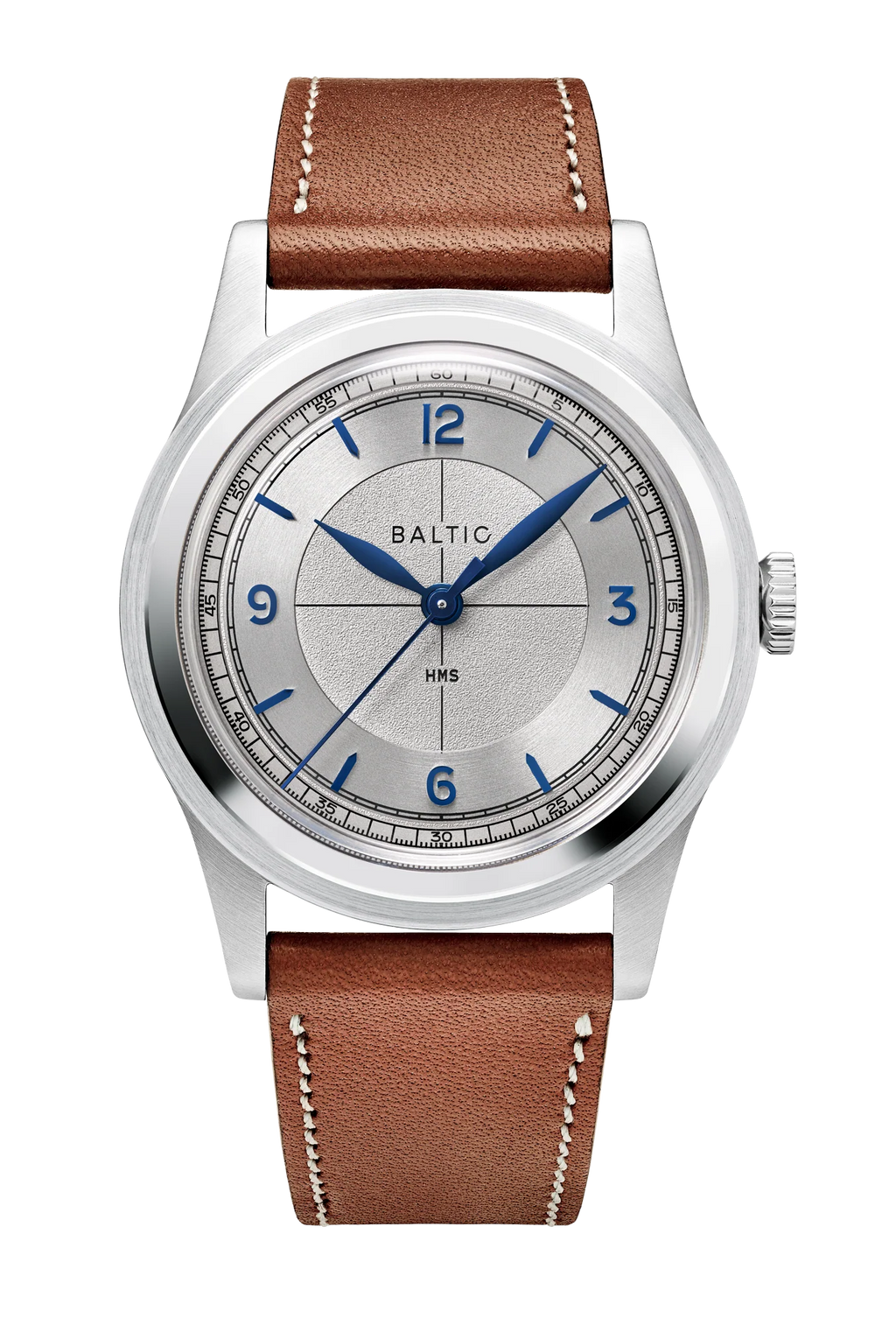Baltic HMS 003 - Silver Blue - Closed Caseback