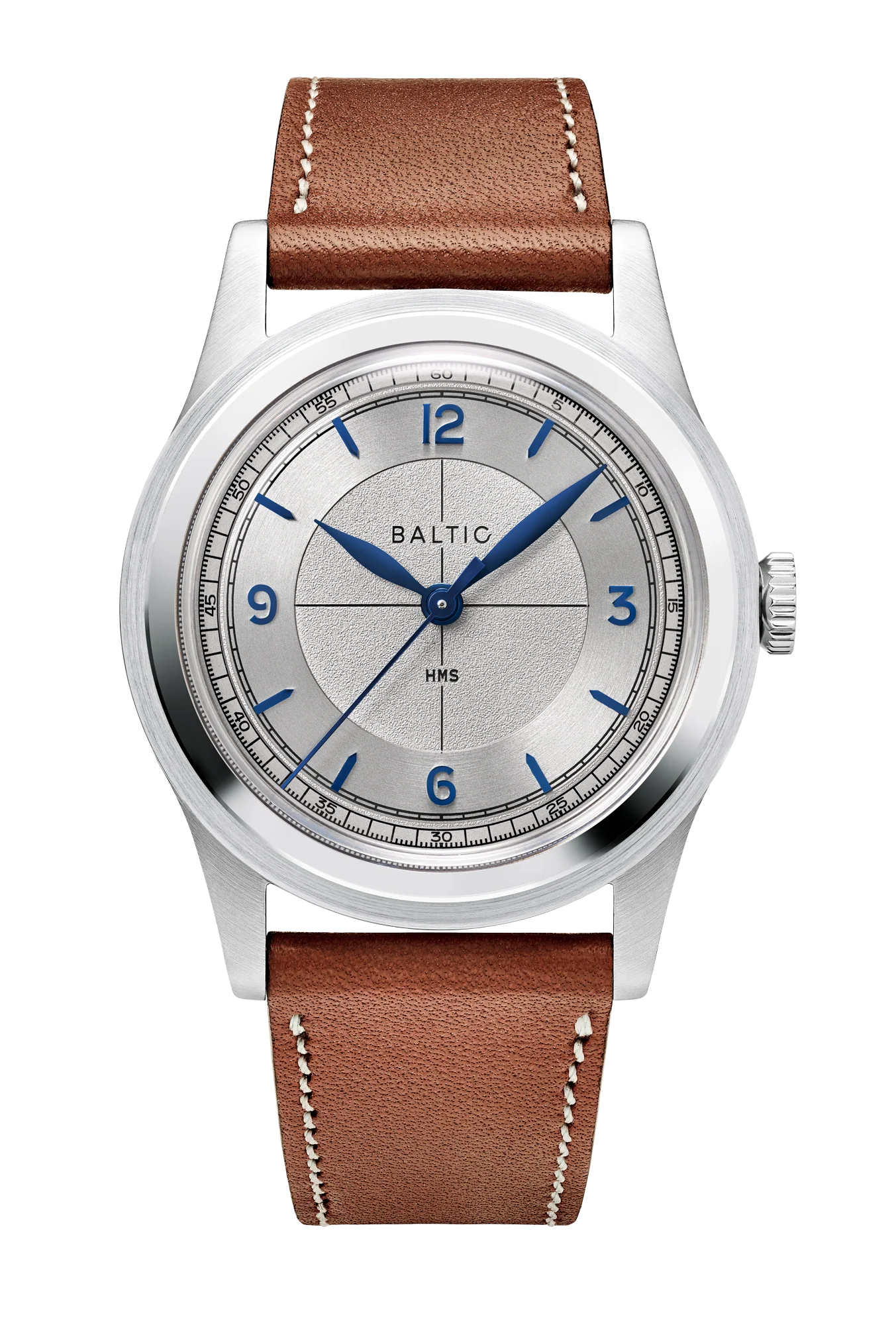 Baltic HMS 003 - Silver Blue - Open Caseback