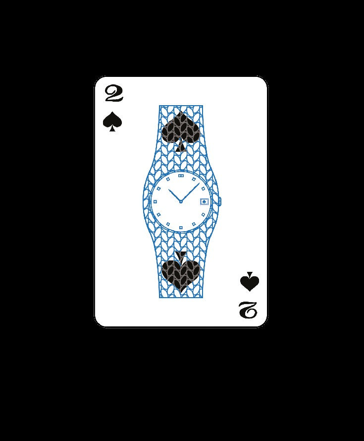 Editions de la Tour Playing Cards Vintage Watches