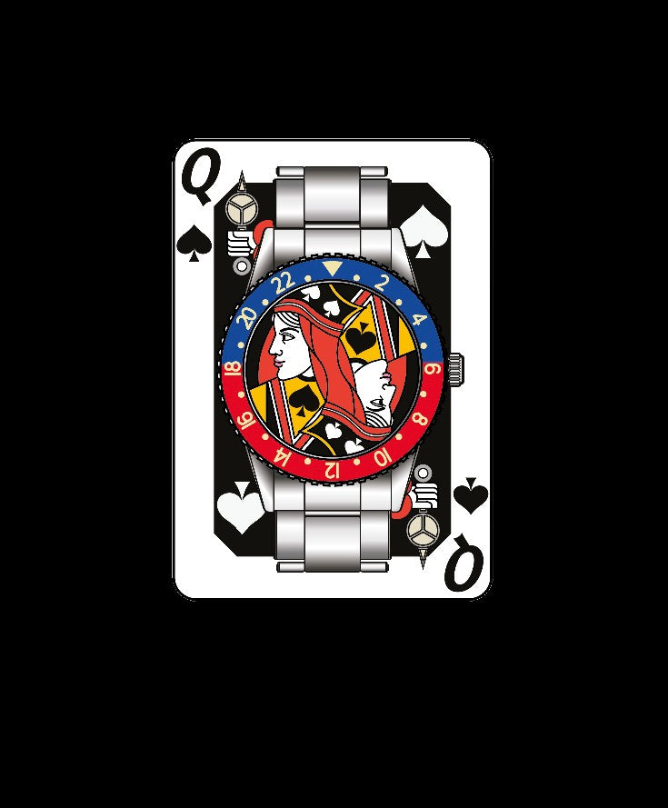Editions de la Tour Playing Cards Vintage Watches