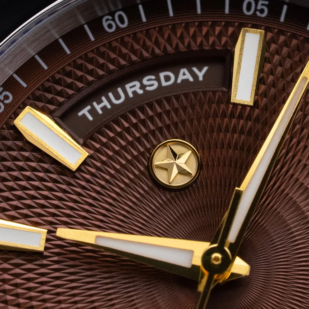 Jack Mason Canton Day-Date: Chocolate