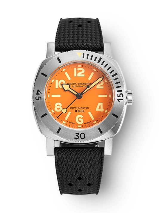 Nivada Grenchen Orange Depthmaster - 39mm