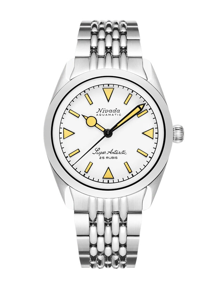 Nivada Grenchen Super Antarctic White - Beige Luminova