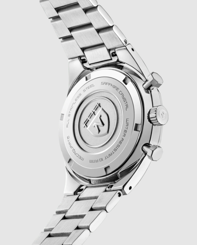 Nivada Grenchen F77 SST CHRONO MECAQUARTZ GREY MK2 - 38MM