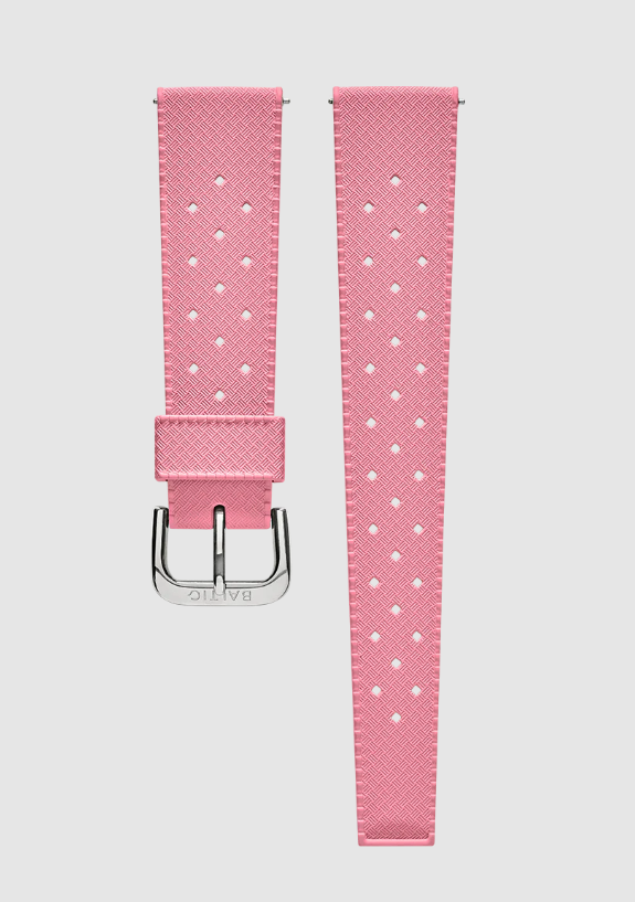 Baltic Rubber Sport Straps - Stainless Steel / Medium