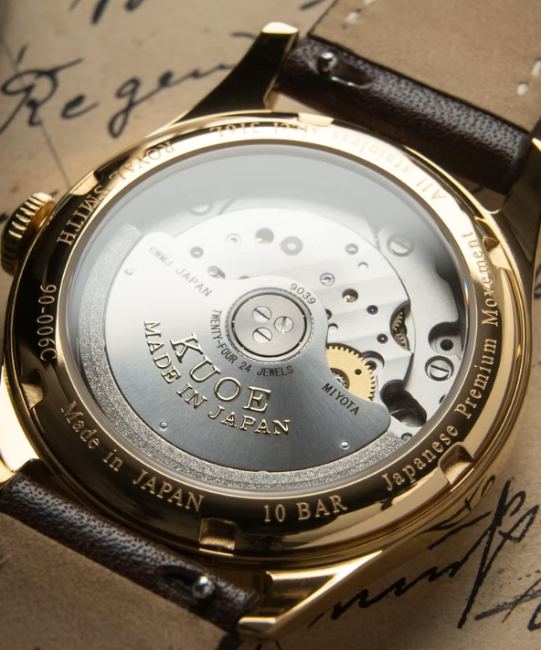 Kuoe ROYAL SMITH 90-006 Gold Case Ivory Dial