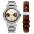 Kuoe ROYAL SMITH 90-010 Automatic Panda x Vertical Brushed Dial