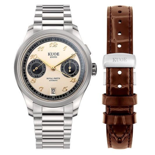 Kuoe Royal Smith 90-010 Automatic Panda x Vertical Brushed Dial