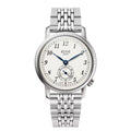 Kuoe OLD SMITH 90-007 Automatic Blued Steel Hands with Stainless Steel Bracelet