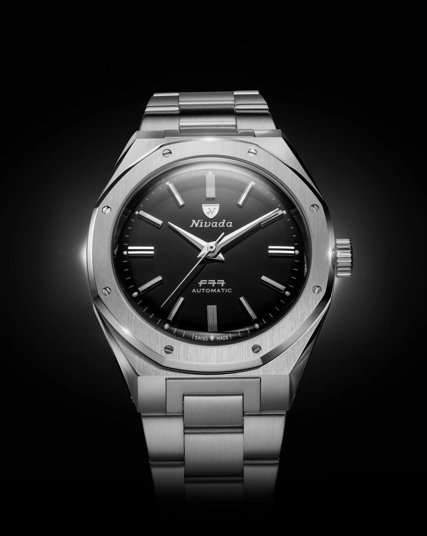 Nivada Grenchen F77 SST ONYX DIAL MK2 - 38MM