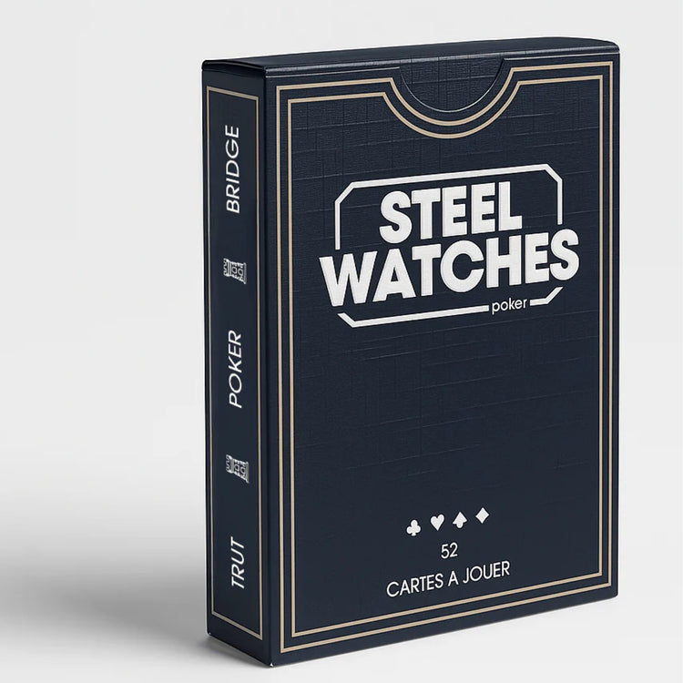 Editions de la Tour Playing Cards Steel Watches
