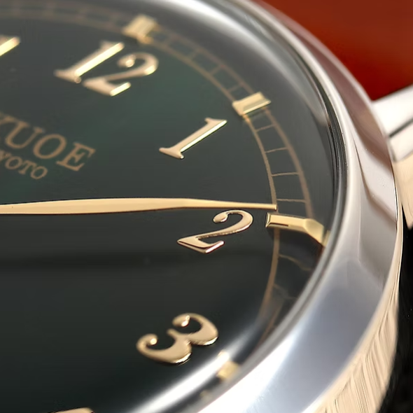 Kuoe OLD SMITH 90-007 Automatic Green Sunray Dial