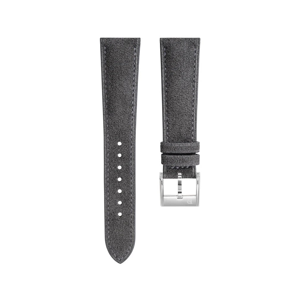 Delugs Dark Grey Alcantara Signature Strap