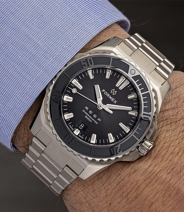 Formex REEF 42 MM Automatic COSC 300M Black 42 mm