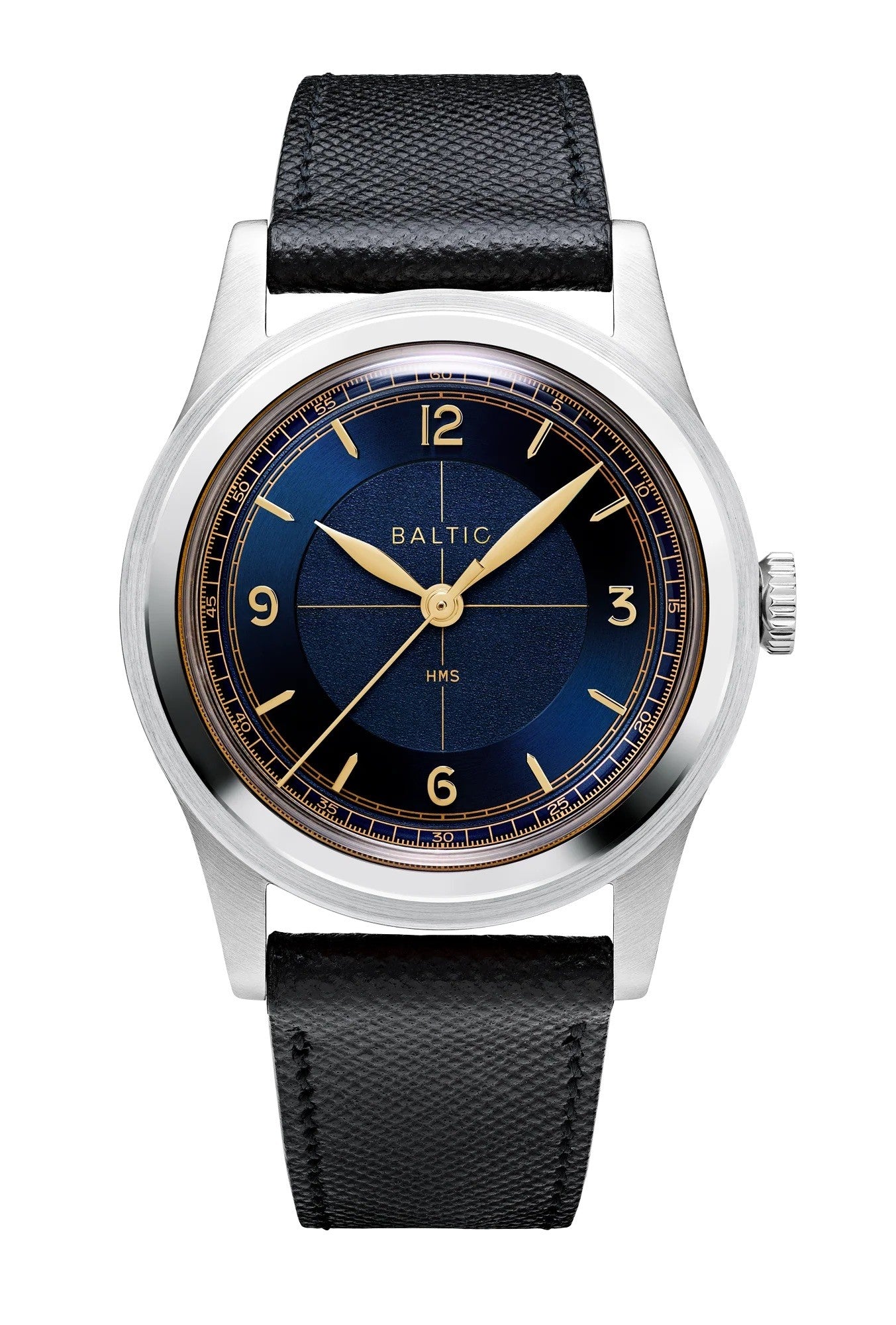 Baltic HMS 003 - Blue Gilt - Open Caseback
