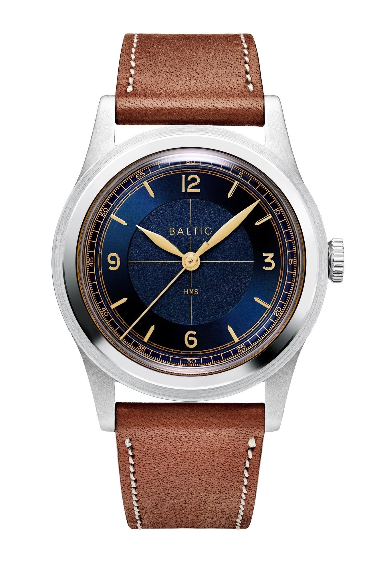 Baltic HMS 003 - Blue Gilt - Open Caseback