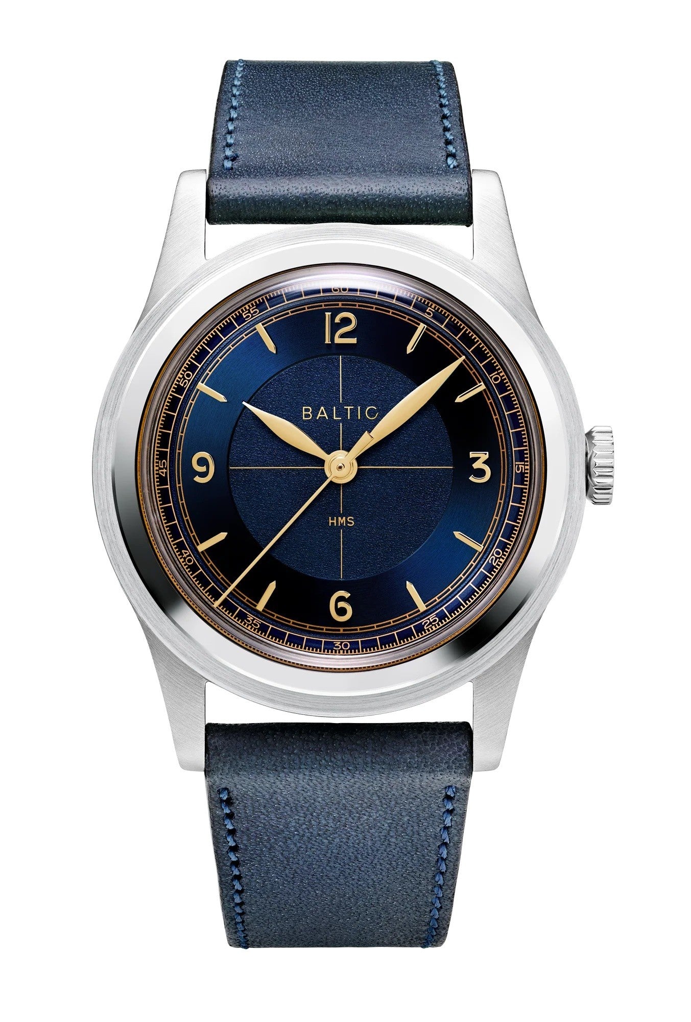 Baltic HMS 003 - Blue Gilt - Open Caseback
