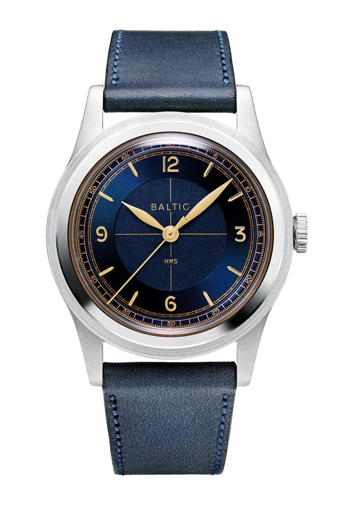 Baltic HMS 003 - Blue Gilt - Open Caseback