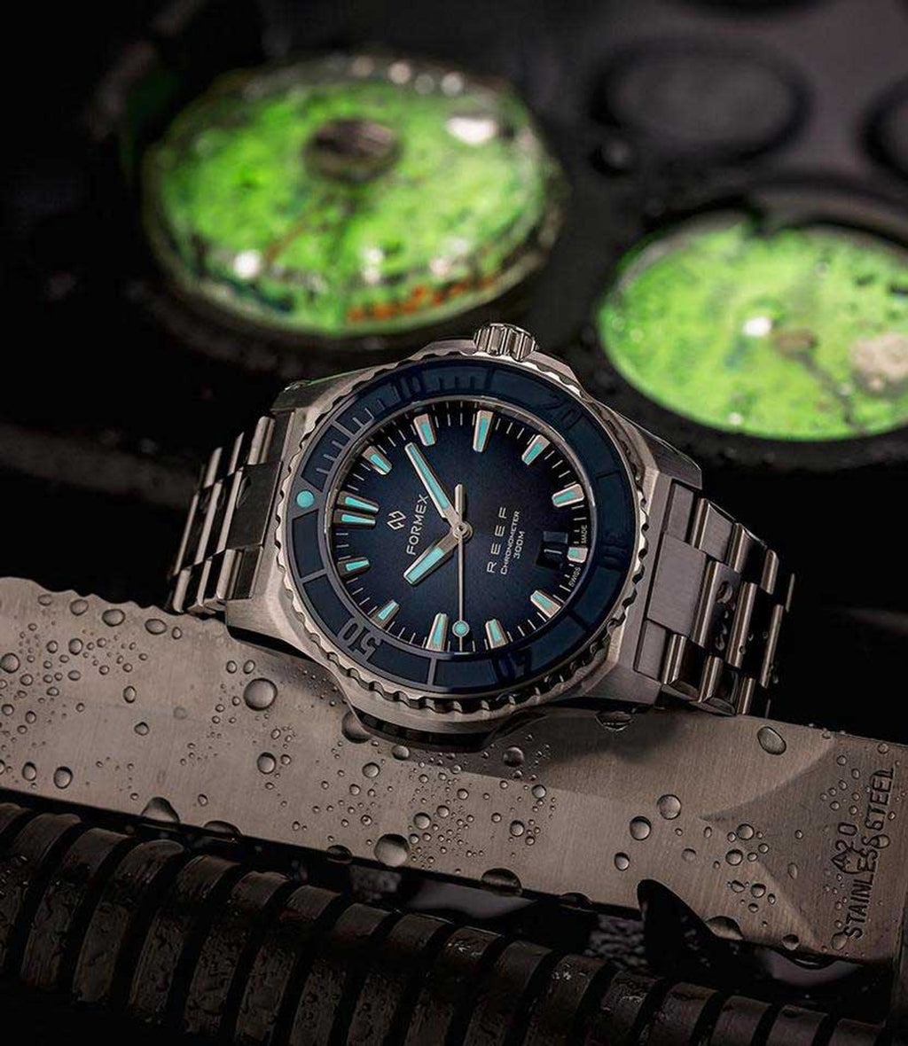 Formex REEF 42 MM Automatic COSC 300M Blue 42 mm