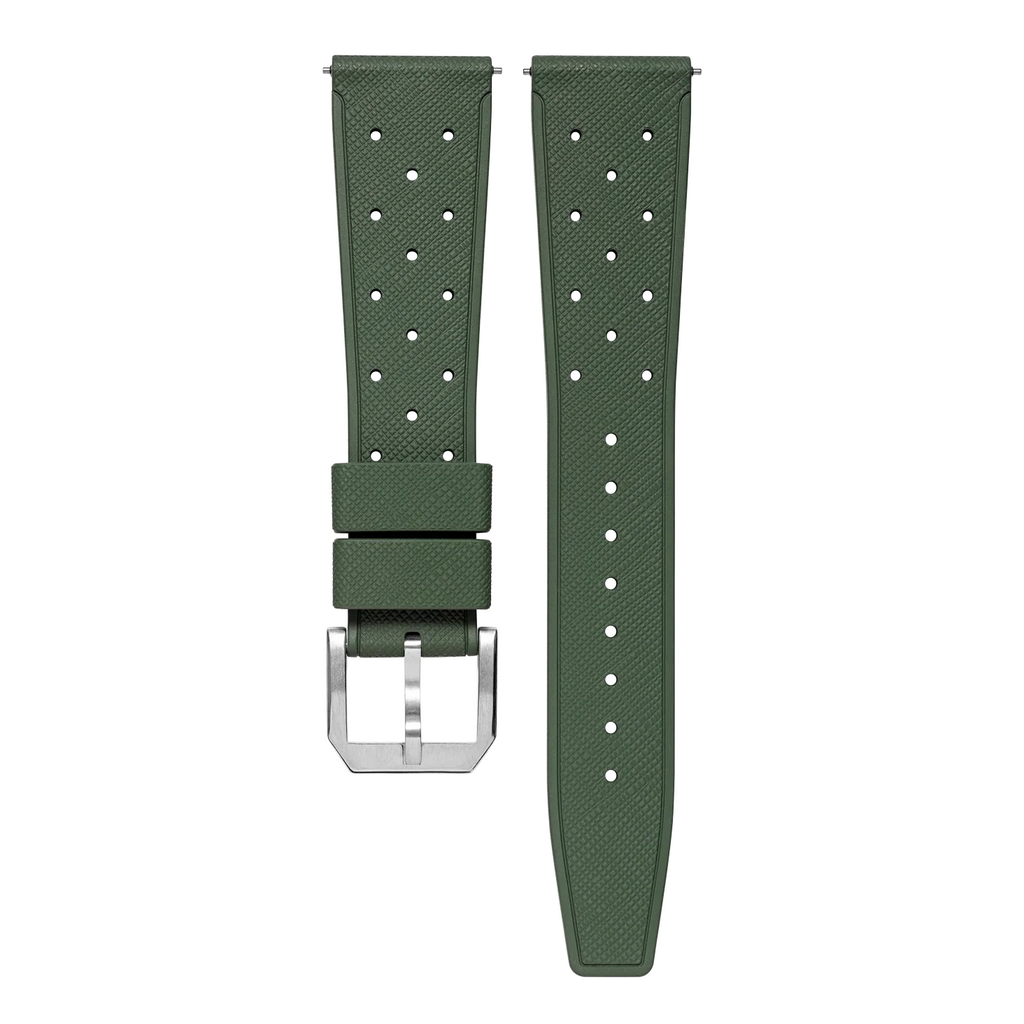 Baltic Rubber Classic Strap - Stainless Steel / Medium