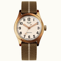 Kuoe OLD SMITH 90-002 35mm Version Bronze Case Ivory Dial No-Date