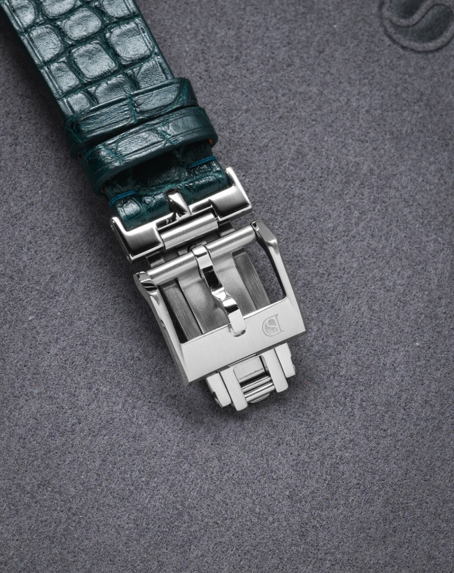 Delugs Spring Deployant Clasp - Silver (Steel)