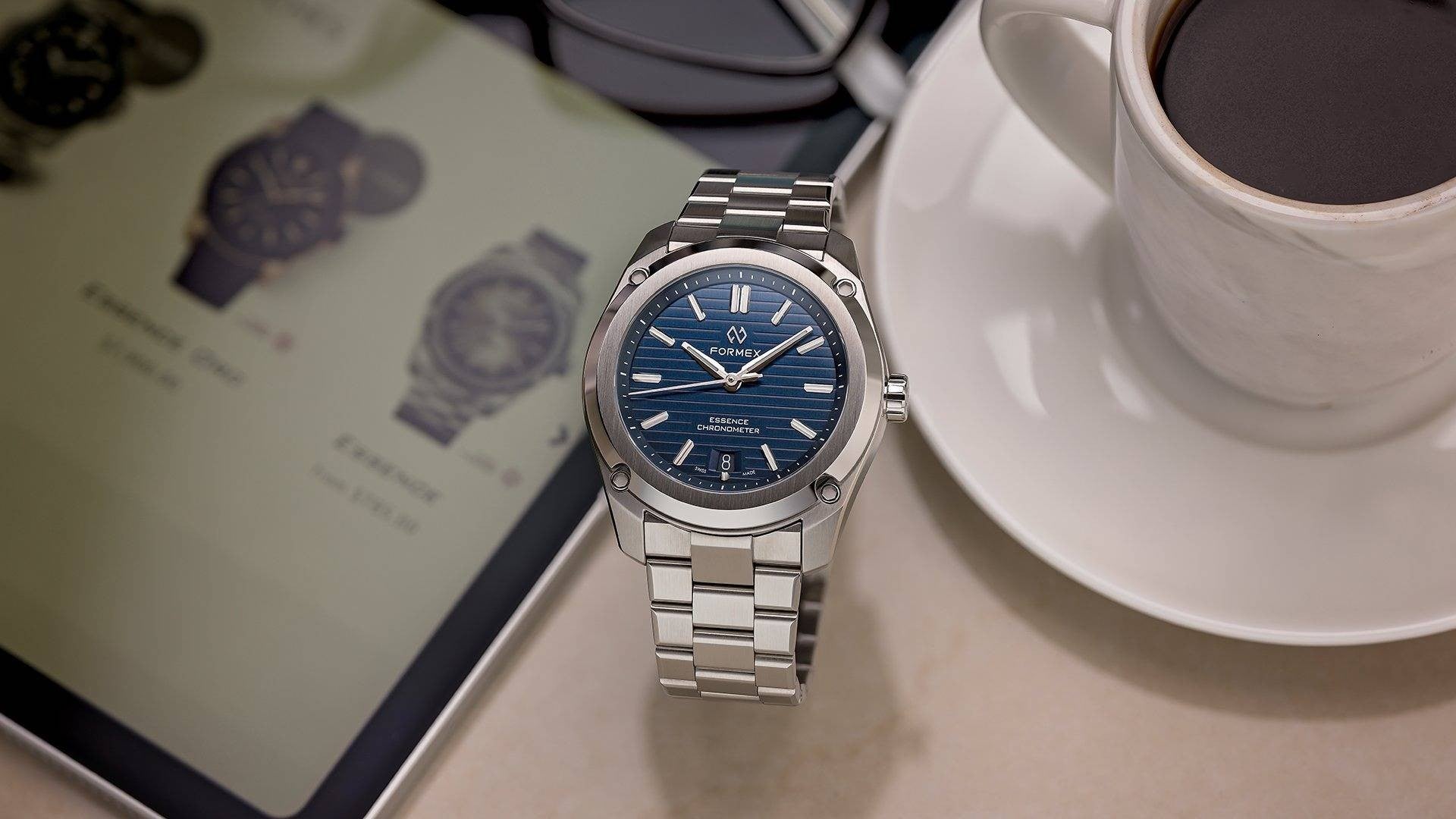 Formex ESSENCE ThirtyNine Automatic Chronometer Blue 39 mm
