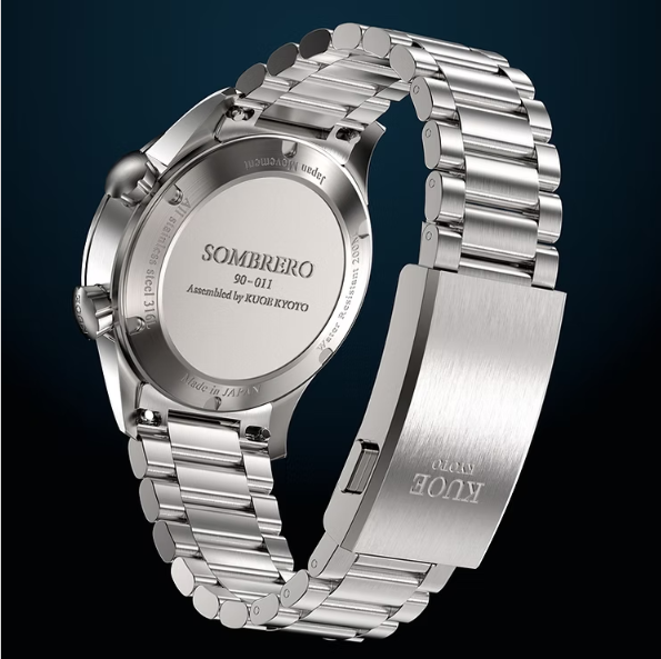 Kuoe SOMBRERO 90-011, Green Linen Textured Dial, 20 BAR Water Resistant