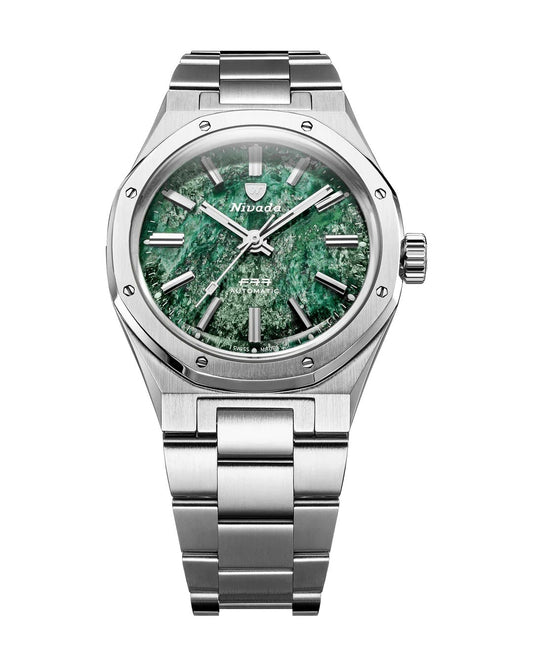 Nivada Grenchen F77 SST Green Aventurine MK1 - 37mm