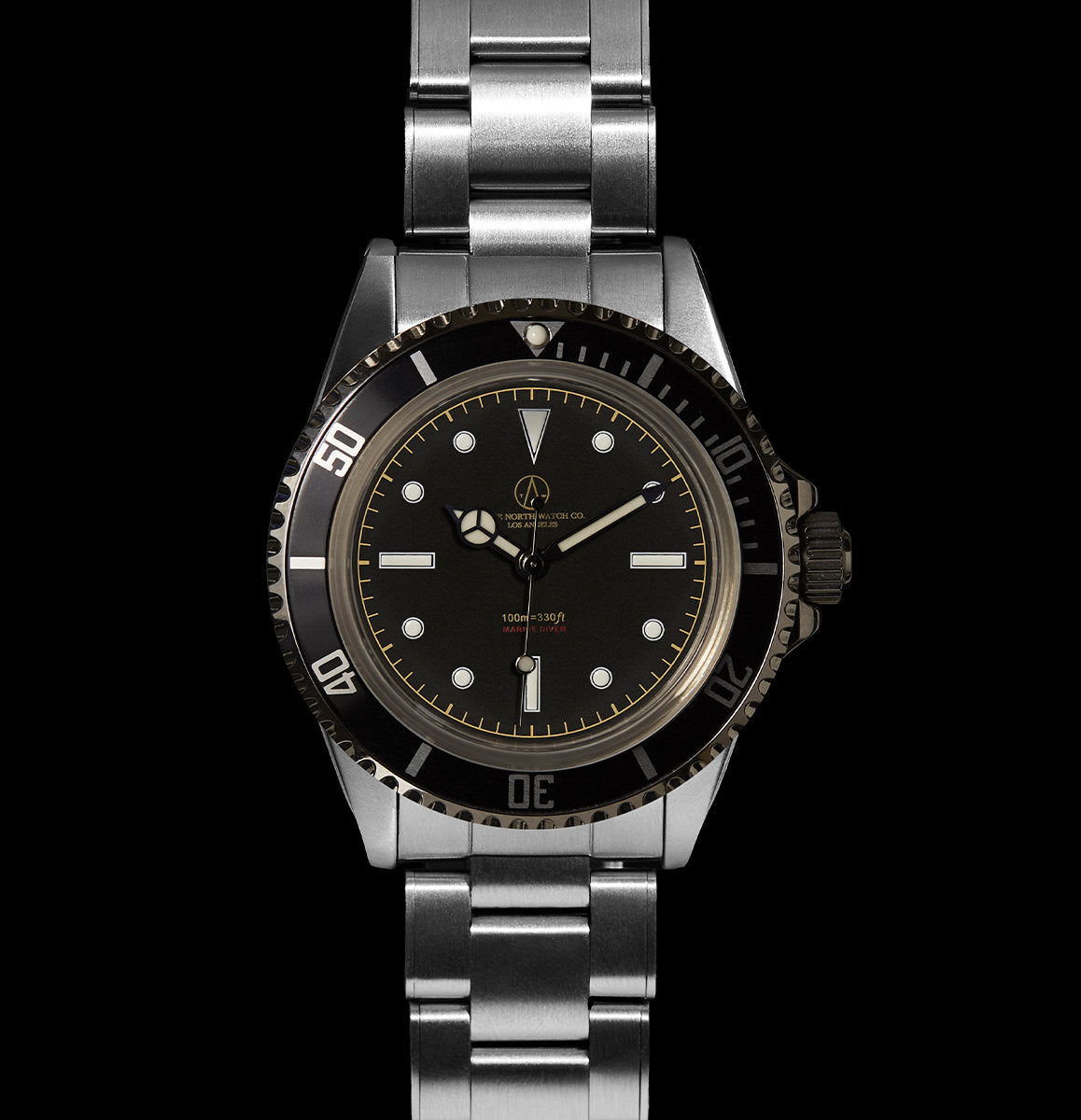 TNC Marine Diver Sweeping Hand Mecaquartz - No Aging