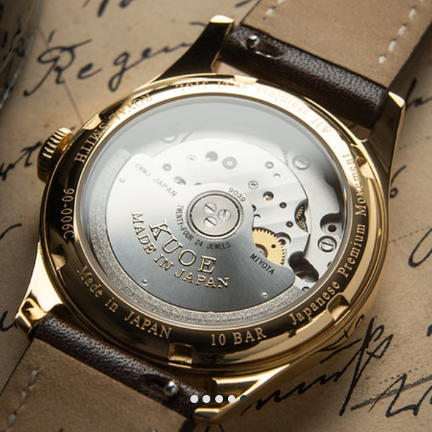 Kuoe ROYAL SMITH 90-006 Silver Case Ivory Dial