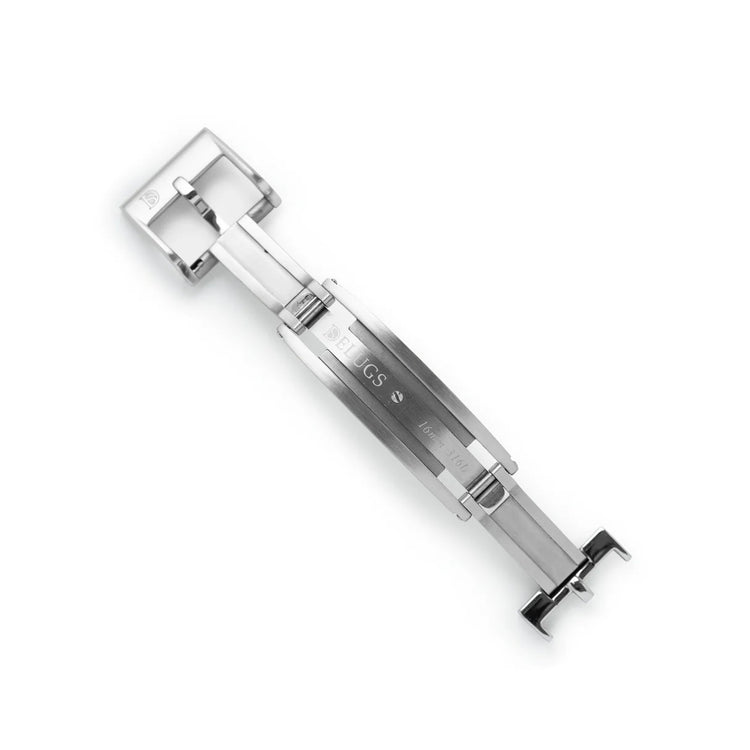 Delugs Spring Deployant Clasp - Silver (Steel)