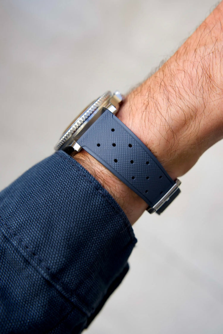 Baltic Rubber Classic Strap - Stainless Steel / Small
