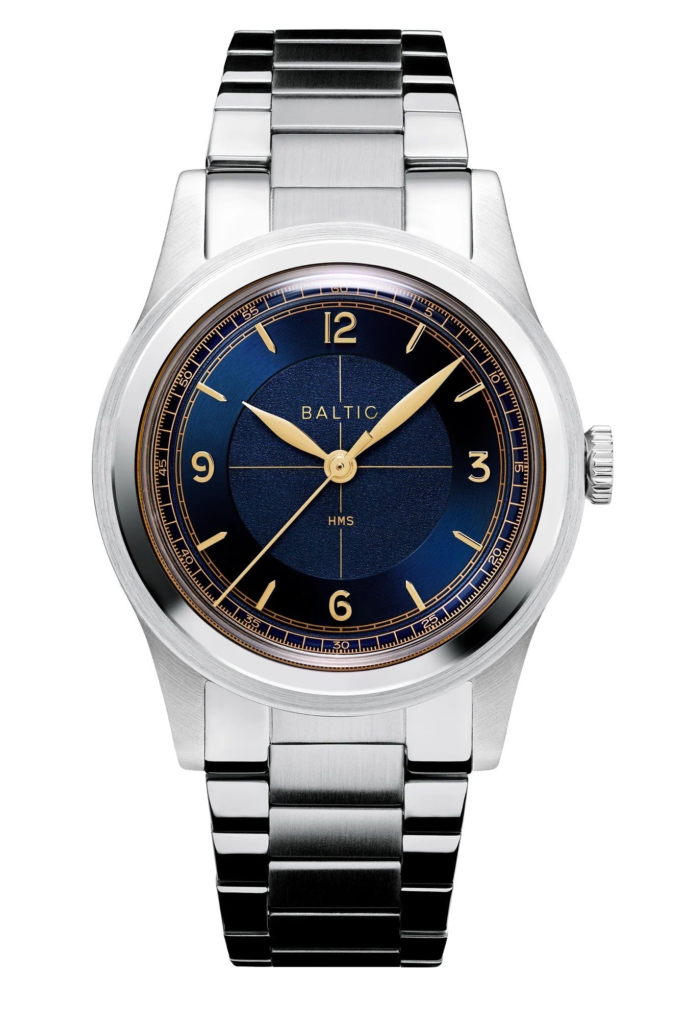 Baltic HMS 003 - Blue Gilt - Open Caseback