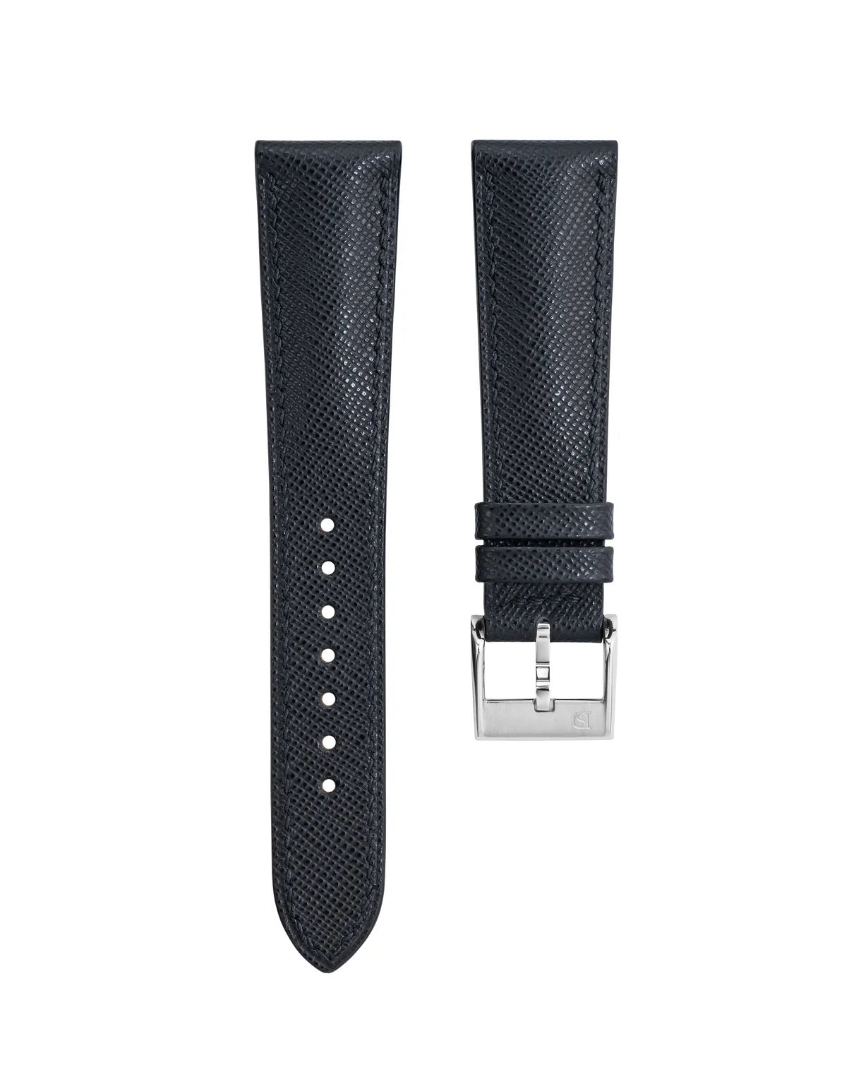 Delugs Black Saffiano Signature Strap - 18-16 / S (105/65)