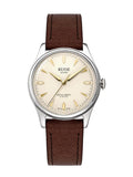 Kuoe ROYAL SMITH 90-006 Silver Case Ivory Dial