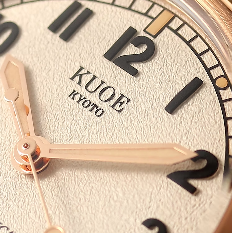 Kuoe OLD SMITH 90-002 35mm Version Bronze Case Ivory Dial No-Date