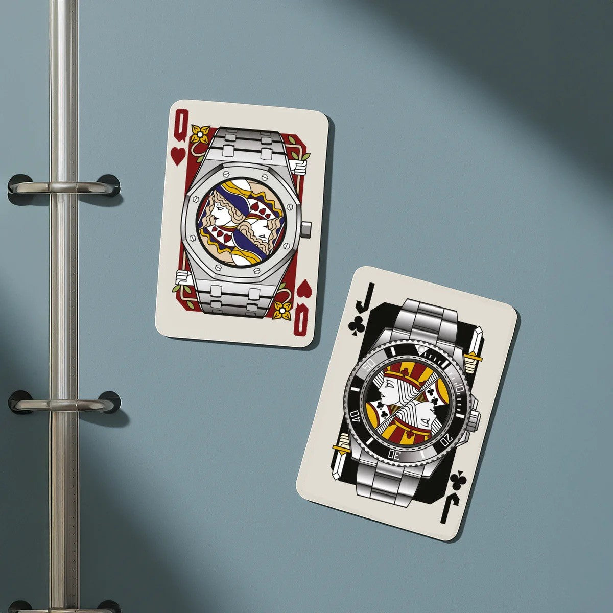 EDITIONS DE LA TOUR - Playing Cards - Steel Watches