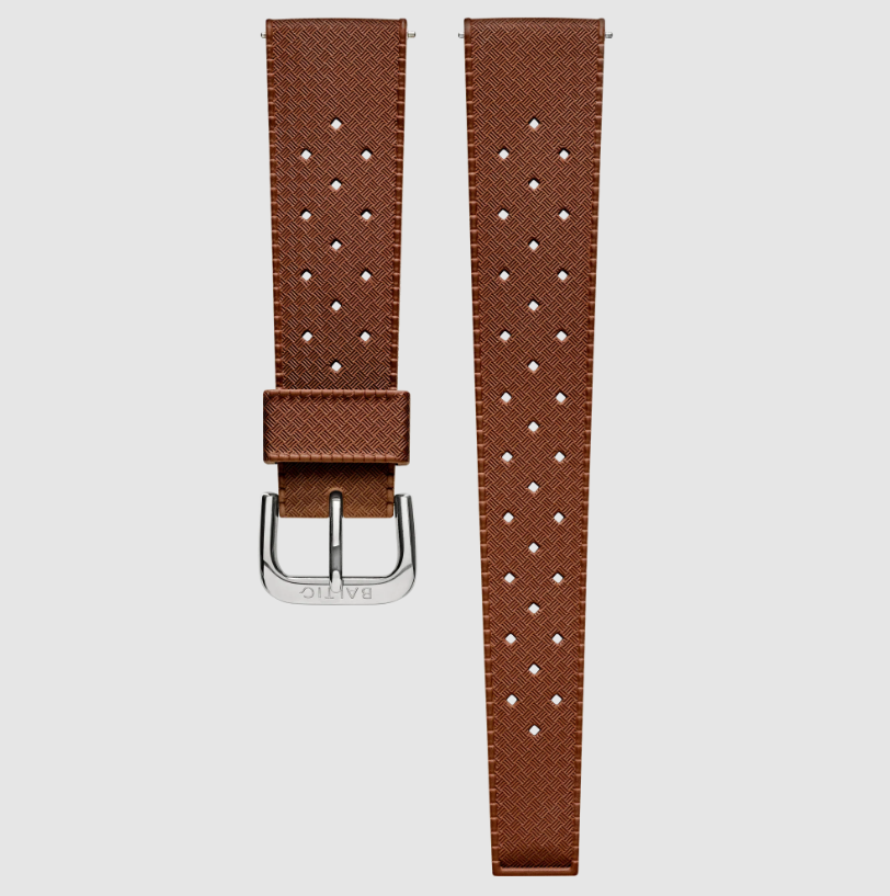 Baltic Rubber Sport Straps - Stainless Steel / Medium