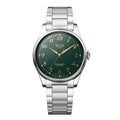Kuoe ROYAL SMITH 90-006 Breguet Numerals Silver Case Green Dial
